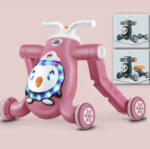 👶🎶⚡¡SCOOTER + CAMINADOR + TRICICLO multifunción 3 en 1